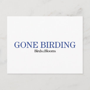 Carte Postale Oiseaux morts