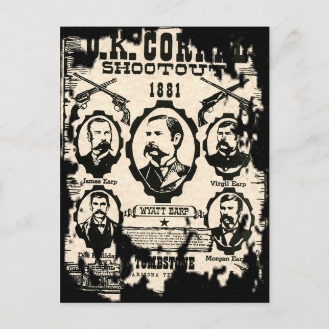 Carte Postale OK Corral Shootout (Devant)