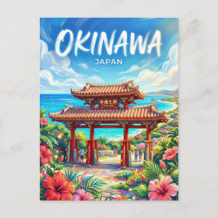 Carte Postale Okinawa Japon