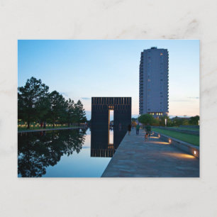 Carte Postale Oklahoma City Reflecting Pool Gate 9:03