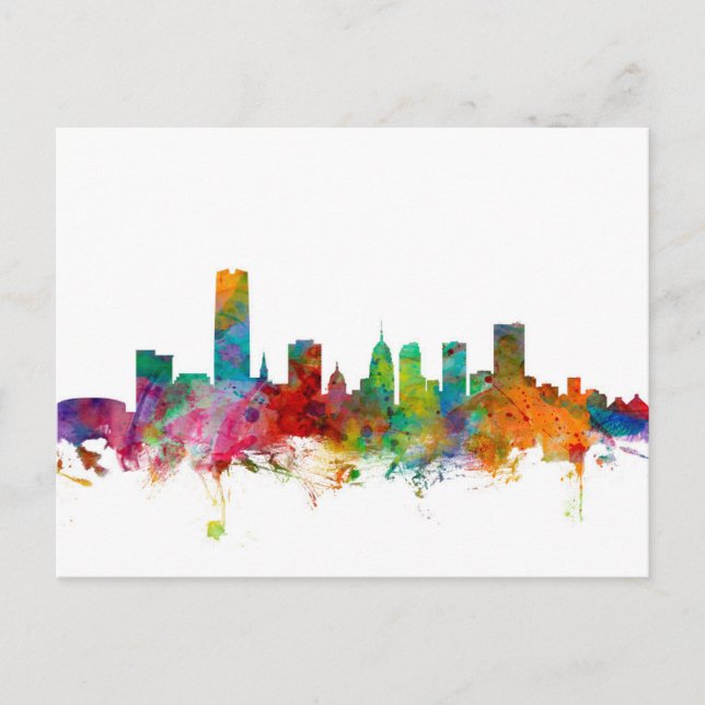 Carte Postale Oklahoma City Skyline (Devant)