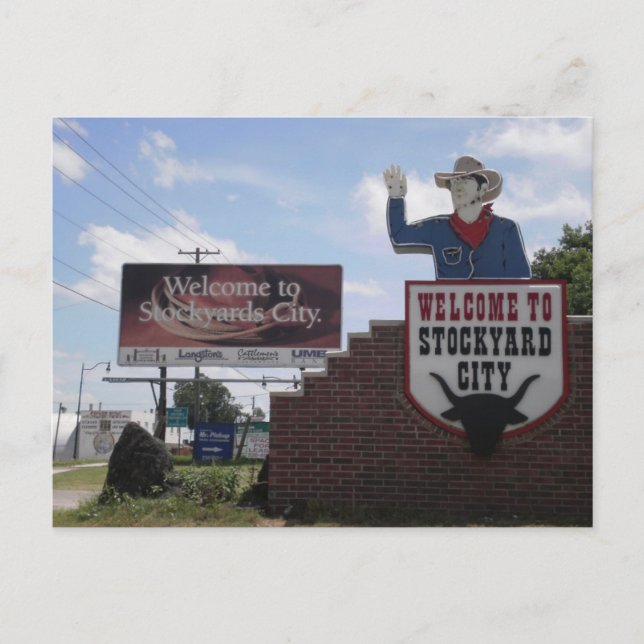Carte Postale Oklahoma City Stockyards (Devant)