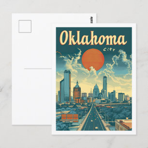 Carte Postale Oklahoma City USA célèbre Travel Place