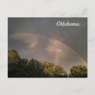 Carte postale Oklahoma Rainbow Sky
