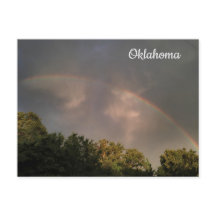 Carte postale Oklahoma Rainbow Sky