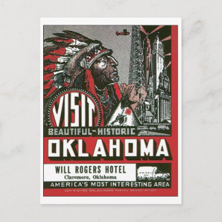 Carte Postale Oklahoma Will Rogers Hotel, Claremore Oklahoma