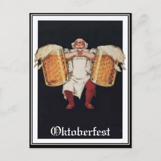 Carte Postale Oktoberfest Octoberfest Vintage