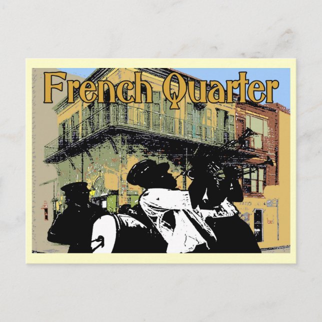 Carte Postale Old Absinthe House Brass Band, French Quarter, Nou (Devant)