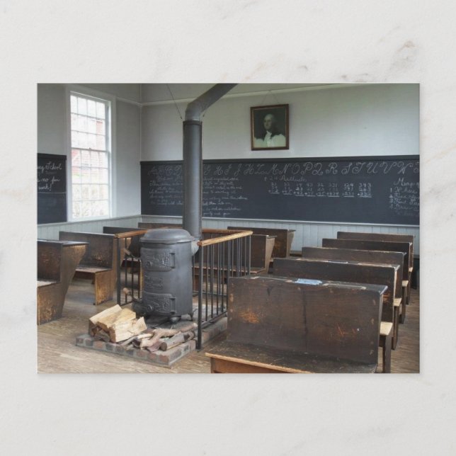 Carte postale Old American Classroom (Devant)