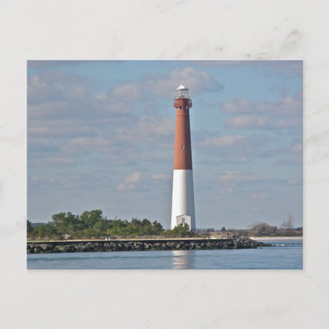 Carte Postale "Old Barney" Barnegat Lighthouse LBI NJ (Devant)