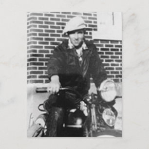 Carte Postale Old Biker