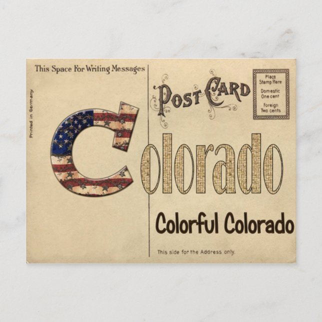 Carte postale Old Colorado (Devant)