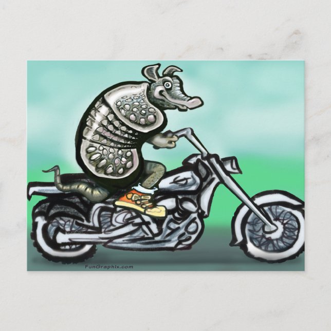 Carte Postale Old Crusty Biker (Devant)