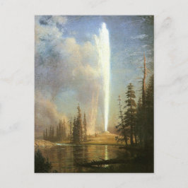 Carte Postale Old Faithful, Albert Bierstadt