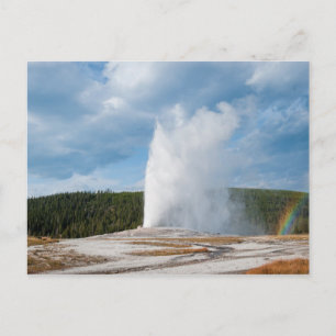 Carte Postale Old Faithful Geyser