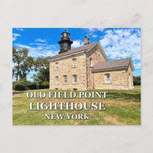 Carte Postale Old Field Point Lighthouse, New York Postcard