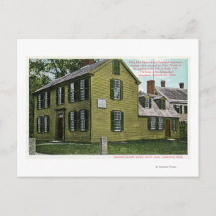 Carte Postale Old Hancock Clark Vue de la maison # 2