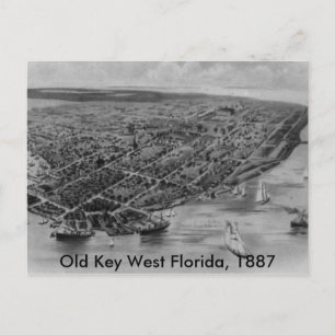 Carte Postale Old Key West Florida Post Card, 1887