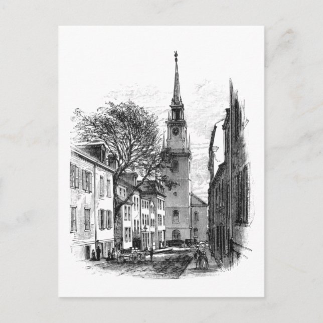 Carte Postale Old North Church (Devant)