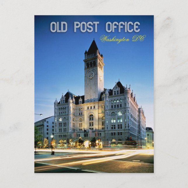 Carte Postale Old Post Office Pavilion, Washington DC (Devant)