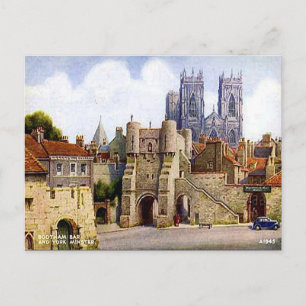 Carte Postale Old Postcard - Bootham Bar, York