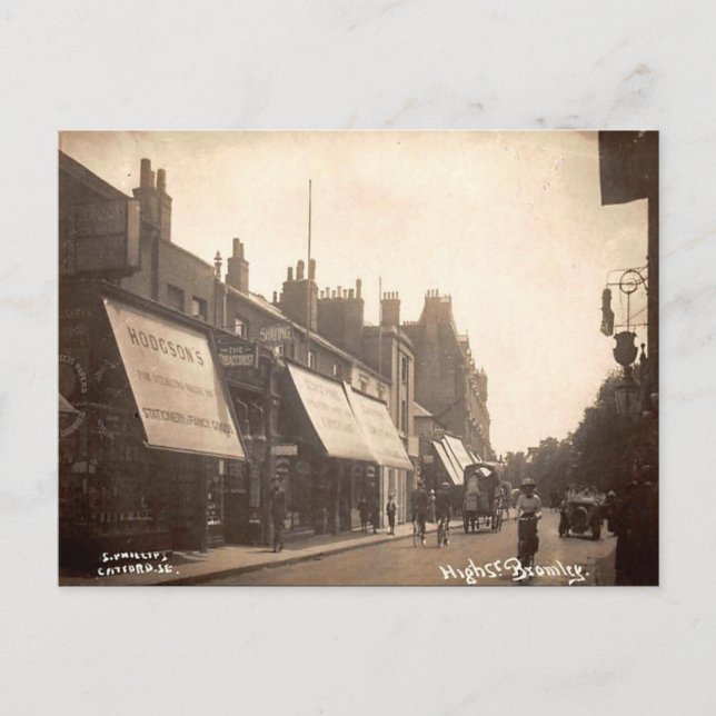 Carte Postale Old Postcard - High St, Bromley, Londres (Devant)