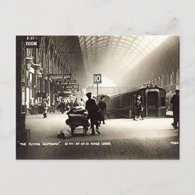 Carte Postale Old Postcard - King's Cross Station, Londres (Devant)