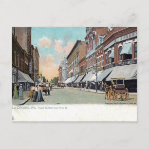 Carte Postale Old Postcard - La Crosse, Wisconsin, États-Unis