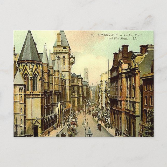 Carte Postale Old Postcard - Law Courts, Londres (Devant)