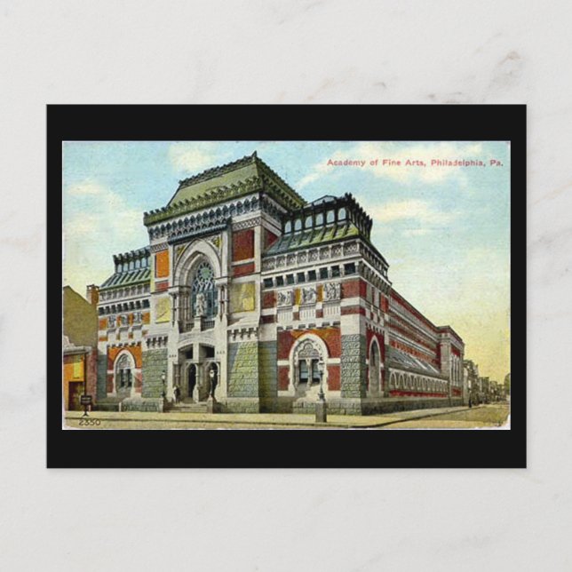 Carte Postale Old Postcard - Philadelphie, Académie des Beaux-Ar (Devant)