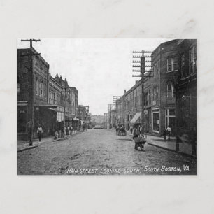 Carte Postale Old Postcard - South Boston, Virginie, États-Unis