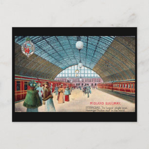 Carte Postale Old Postcard - St Pancras Station, Londres
