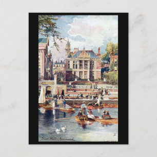 Carte Postale Old Postcard - Town Hall, Richmond, Londres.
