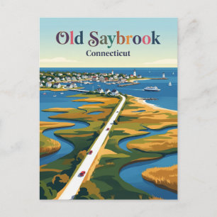 Carte Postale Old Saybrook Connecticut