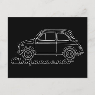 Carte Postale Oldtimer Fiat Cinquecento Le PUCH 500