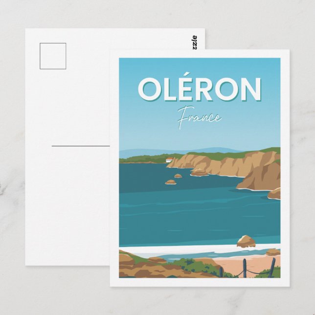 Carte Postale Oleron France Célèbre Illustration des lieux de vo (Devant / Derrière)