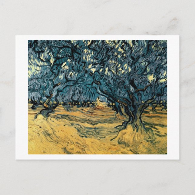 Carte Postale Olive Trees, Vincent van Gogh (Devant)