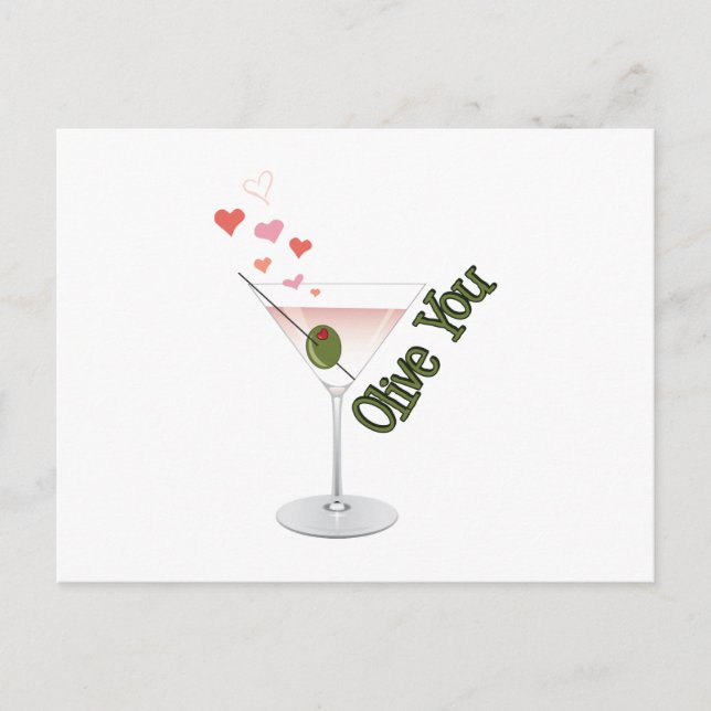 Carte Postale Olive You (Devant)