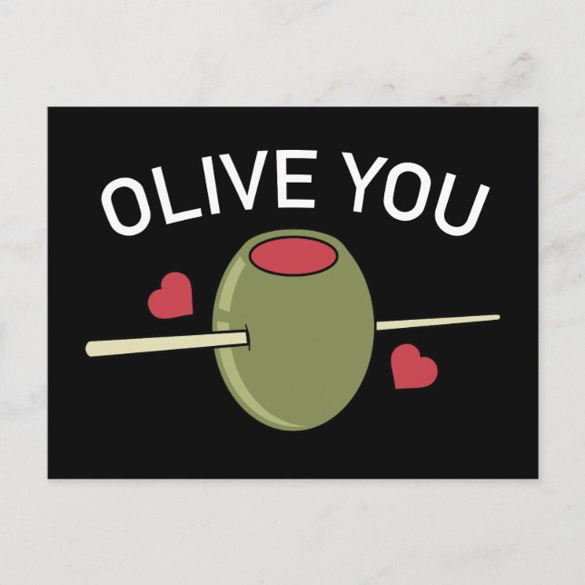 Carte Postale Olive You (Devant)