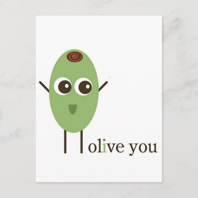 Carte Postale Olive You (Devant)