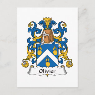 Carte Postale Olivier Family Crest