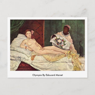 Carte Postale Olympia par Edouard Manet
