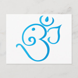 Carte Postale Om-ganssis-turquoise