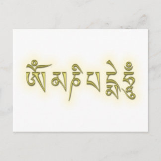 Carte Postale Om Mani Padme Hum