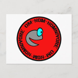 Carte Postale Om-Nom-Nomnivore