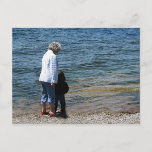 Carte Postale Oma et Devin