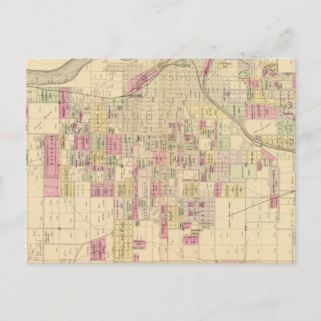 Carte Postale Omaha City, Nebraska (Devant)