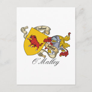 Carte Postale O'Malley Family Crest