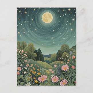 Carte Postale Ombre Lune Magique