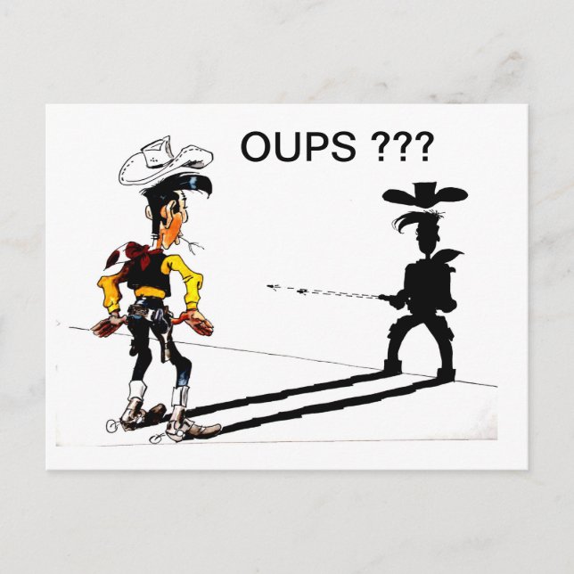 Carte Postale ombre rapide... (Devant)